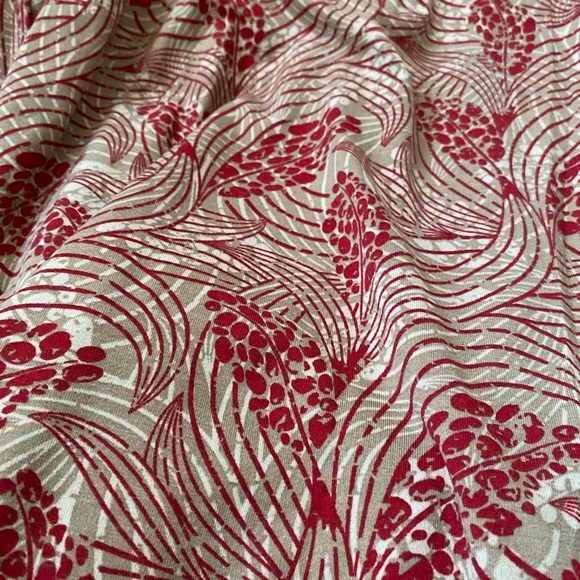 Red and tan Lularoe maxi skirt - Picture 2 of 3